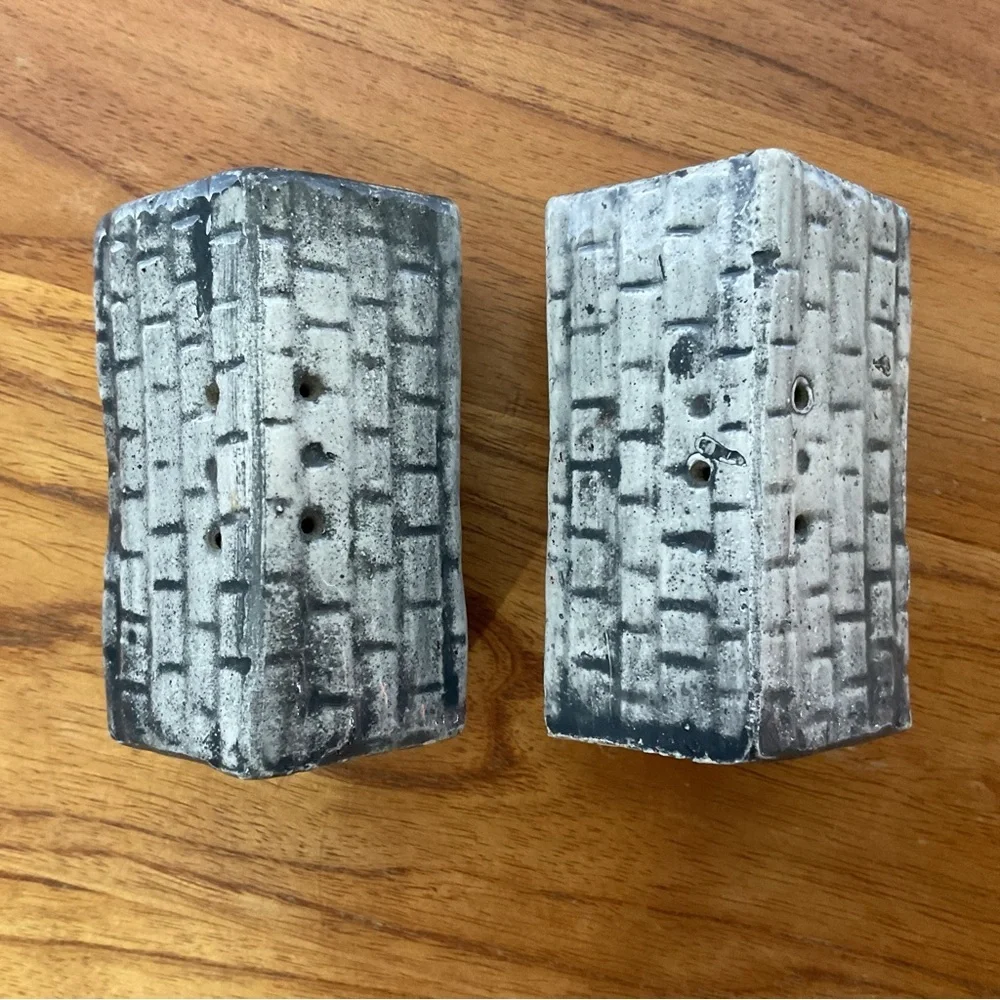 Vintage Ceramic Covered Bridge Salt and Pepper Shakers